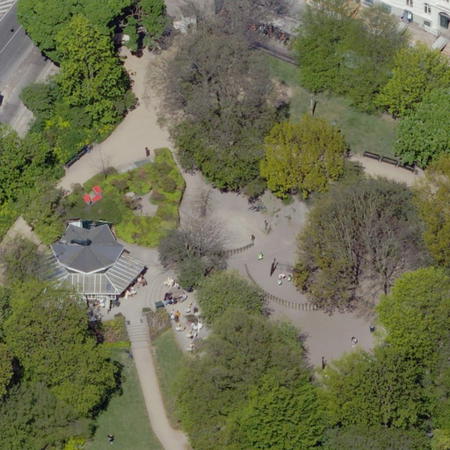 Ørstedparken v. Nørre Farimagsgade