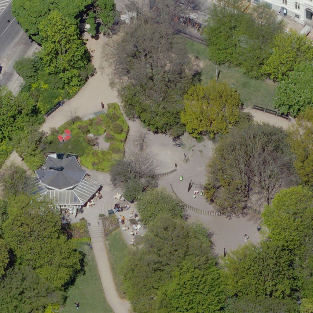 Ørstedparken v. Nørre Farimagsgade