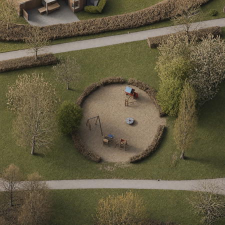 Legepladsen i Frederiksbjerg Bypark